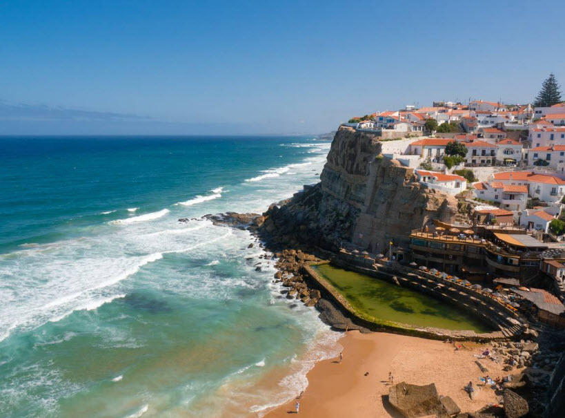 Praia das Azenhas do Mar, Colares, Portugal, Portugal